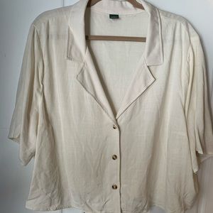 Oversized bowling shirt